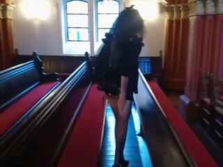 I was so hot to trot that I Did it Right Away in Church: dirty video 62