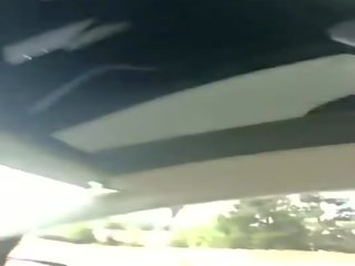 음탕 한 트랜스 비디오 그녀의 단단한 putz 동안 운전