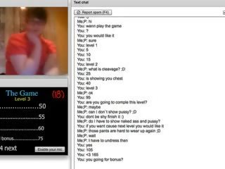 Altro 20 anno vecchio su chatroulette, altro superiore score