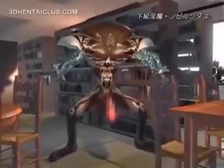 Anime Chick Fucked By Monsters Tentacles