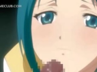 9d anime dáma získavanie olízal a fucked v close-up