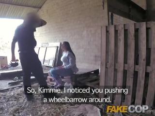 Fake pulisi farmers harlot fucks cops truncheon