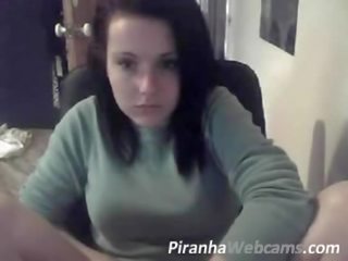 First-rate Teen with New Webcam Masturbating on Webcam