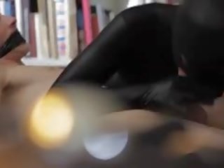 Catsuit Intruder Fucks Her dirty film Slave