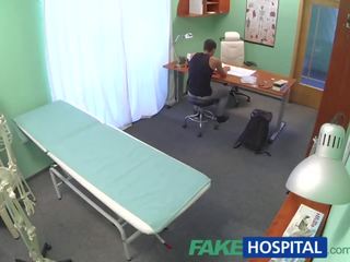 FakeHospital fantastic nurse massages patient before sucking and fucking him