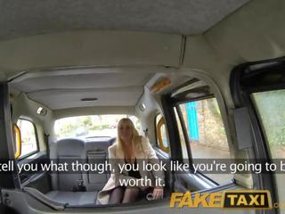 FakeTaxi Back seat shagging and surprise creampie pay for taxi fare