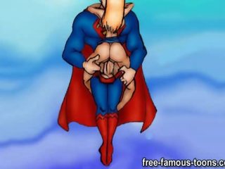 Superman e supergirl orge