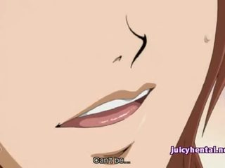 Anime redhead makakakuha ng pounded mula sa likod ng mov