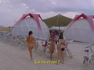 Marie SInfiltres Naked Ass at Burning Man
