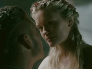 Alicia agneson täydellinen iso perse ja tiainen (vikings s5e3)