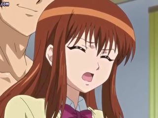 Anime femme fatale nyter bryster massasje