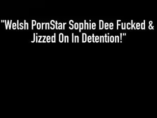 Welsh gwiazda porno sophie dee pieprzony & jizzed na w.