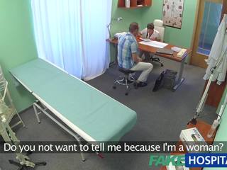 FakeHospital Patient gives his hot brunette nurse cream pie