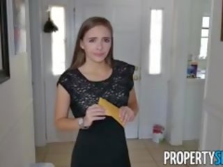 PropertySex Client Fucks Petite Realtor In Homemade dirty movie