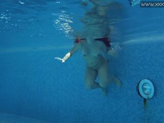 Diana Rius first-rate petite pornstar underwater