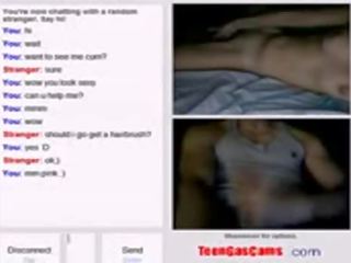 Asian teenager Watching youth Masturate On Omegle