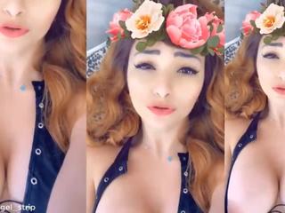 Pretty AGONY Orgasm Face Young Redhead teenager Real Masturbation