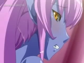 3d anime femme fatale fucking manhood gets jizzed on big tits