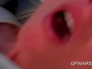 Cô gái tóc vàng busty nympho ex-gf âm hộ khoan trong pov