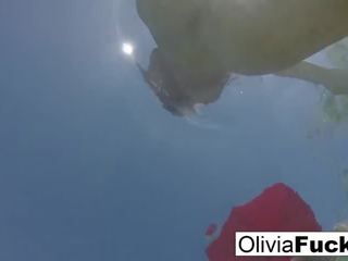 Olivia Austin has some summer fun in the pool dirty movie movs