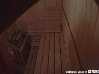 Tsjechisch sauna camera voyeur