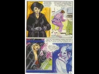 Vintage evil sexual femdom comic