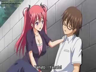 Grande meloned anime enfermeira lambida