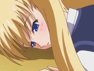 Teen anime blonde harlot sucking