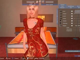 3d X rated movie simulator young lady Jenna Jameson