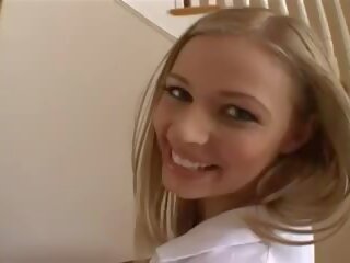 Tempting Blonde Mary Anne Fucks Herself Eagerly by the Big member