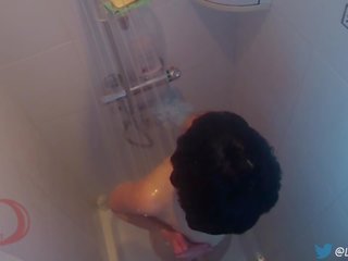 STEP-MOM CAUGHT MASTURBATING IN SHOWER BY Spycam #HOMEMADE#AMATEUR#ORGASM