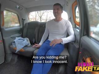Female Fake Taxi She prepares him believe he is in a flirting taxi