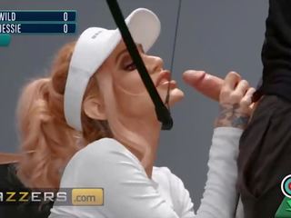 Brazzers - Intense Archery Match With Smoking fabulous Sarah Jessie and Zac Wild End Up Fucking