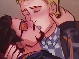 Fier om x captain america - tony stark x steve rogers stony marvel homosexual sex video