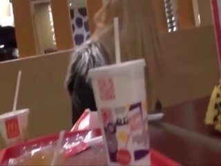 Blowjob and Cum in Famous Restaurant, dirty video 28