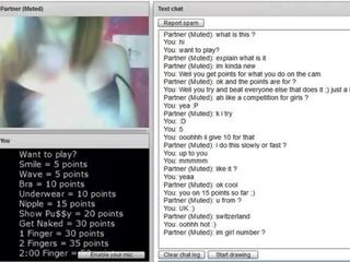 Hard up Swiss mademoiselle Chatroulette Game