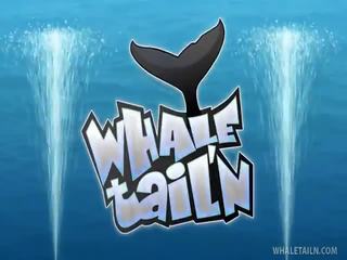 خلاب شقراء عرض whale tail