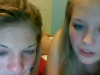 Blonde Teens During Crazybate Chat New show