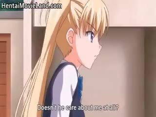 Paskudne ciężko w górę blondynka duży boobed anime seductress part5