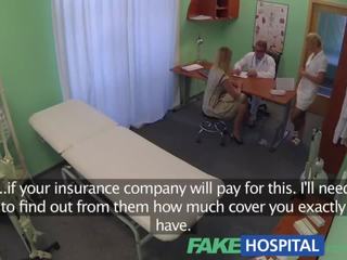 FakeHospital therapist Accepts erotic Russians Pussy as Payment