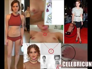 Nude Celebrity Fappening Emma Watson Tits & Shaved Pussy Bath