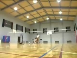 Japanilainen volleyball koulutus klipsi