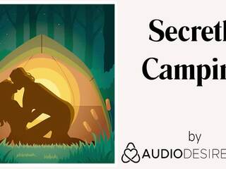 Secretly Camping (Erotic Audio sex clip for Women, alluring ASMR)