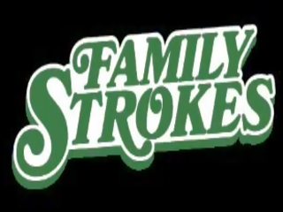 Familystrokes - في سن المراهقة يحصل على مربوط فوق و مارس الجنس بواسطة غريب عائلة