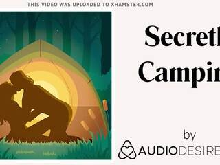 Secretly camping (erotic audio seks klips na kobiety, pociągający asmr)