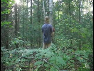 Adult Nudist dirty movie in the Woods