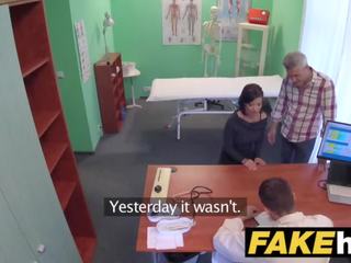 Fake Hospital Czech medico cums over randy cheating wifes tight pussy