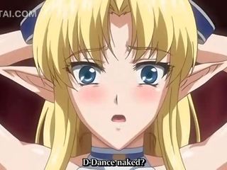 Suurepärane blond anime fairy vitt põrutasin hardcore
