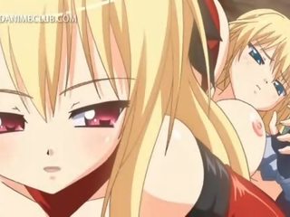 3d Anime Sixtynine With Blonde fabulous Lesbian Teens
