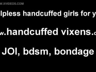 I thought handcuffs would be fun but I was wrong JOI